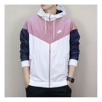 Nike Windrunner Mens Windbreaker Hoodie 'Pink White' 727325-103