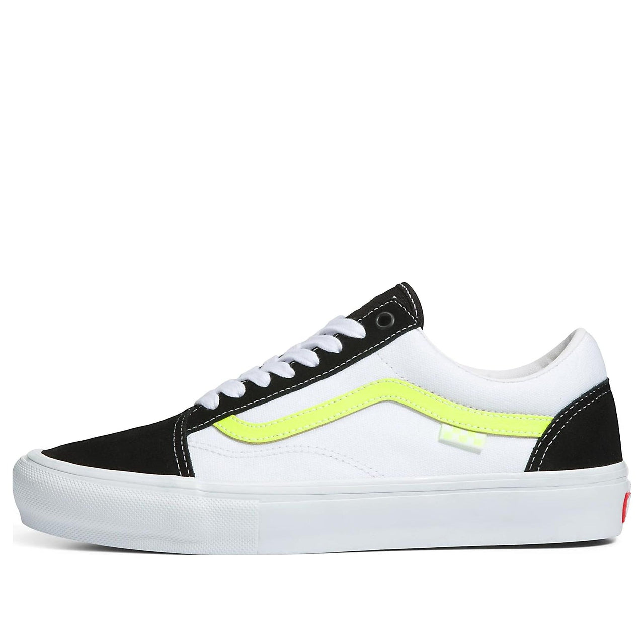 Vans Old Skool Neon Skate 'White Black Green' VN0A5FCB6M5