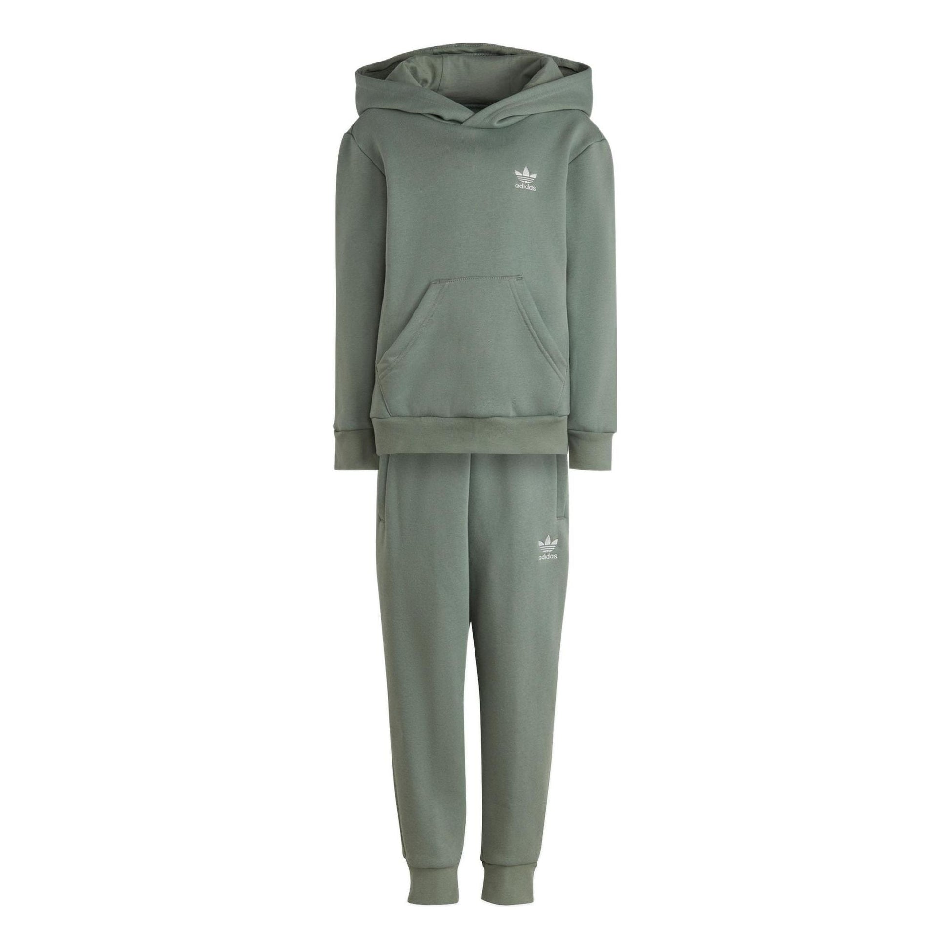 (GS) adidas Adicolor Hoodie Set 'Green' IB9909