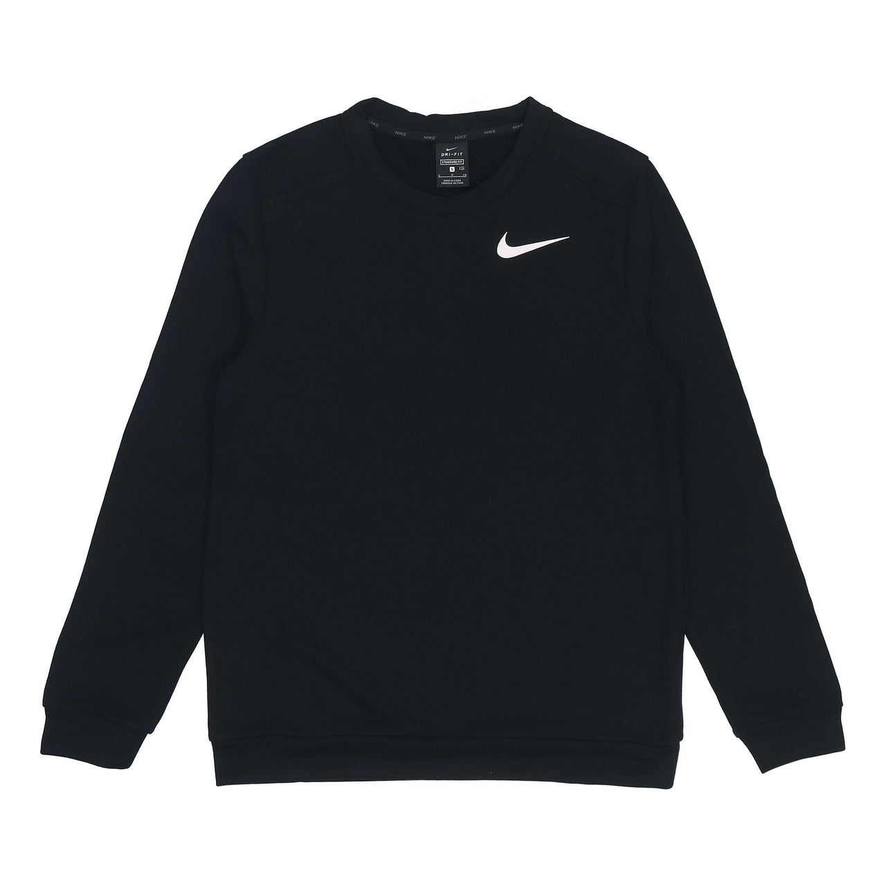 Nike DRI-FIT Quick Dry Round Neck Pullover Black CU6796-010