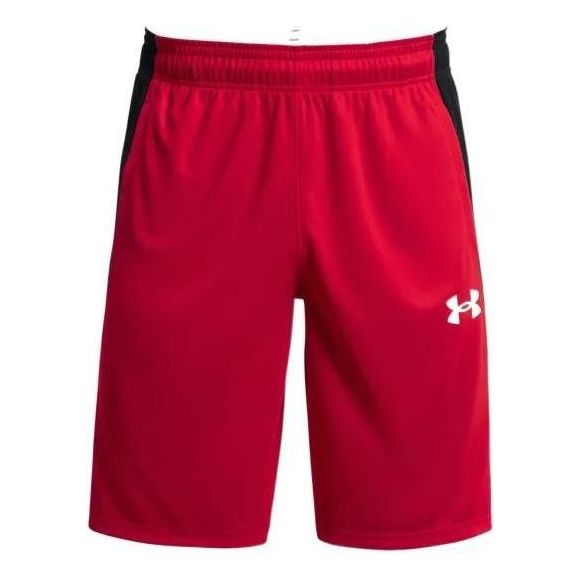 Under Armour Baseline 10 inch Shorts 'Red Black' 1370220-600