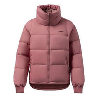 (WMNS) Li-Ning Training Waterproof Puffer Jacket 'Pink' AYMR154-7