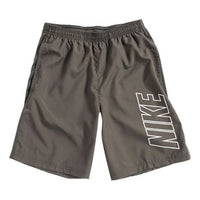Nike Dri-fit Sweat-Wicking Athleisure Casual Sports Shorts Dark Green AR7657-325