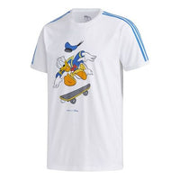 adidas neo U Dsny dd Tee Donald Duck Casual Round Neck Short Sleeve White GJ5648