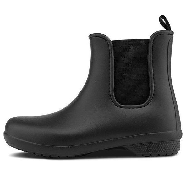 (WMNS) Crocs Freesail Chelsea Boots 'Black' 204630-060