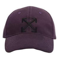 Off-White Arrow Baseball Cap 'Aubergine Purple' OMLB041F22FAB0013510