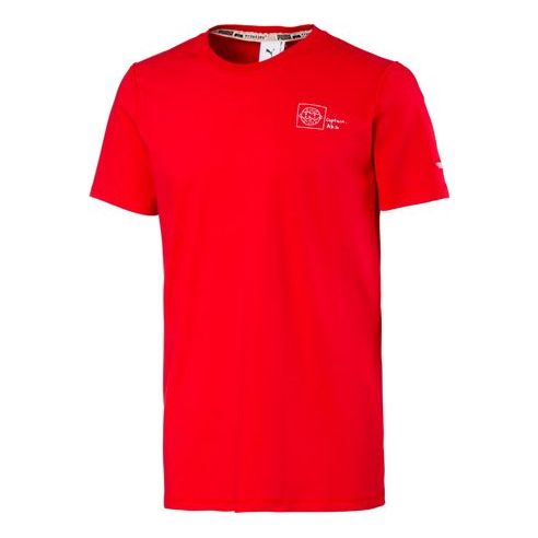 PUMA x TYAKASHA Crossover Series Short Sleeve Couple Style Red 595735-47