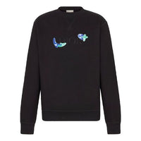 DIOR x KENNY SCHARF Patch And Embroidery Crewneck 'Black' 193J687B0531-C986