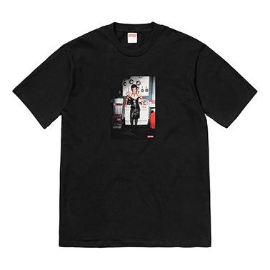 Supreme Nan Goldin Nan as a dominatrix Tee Black SS18-0179