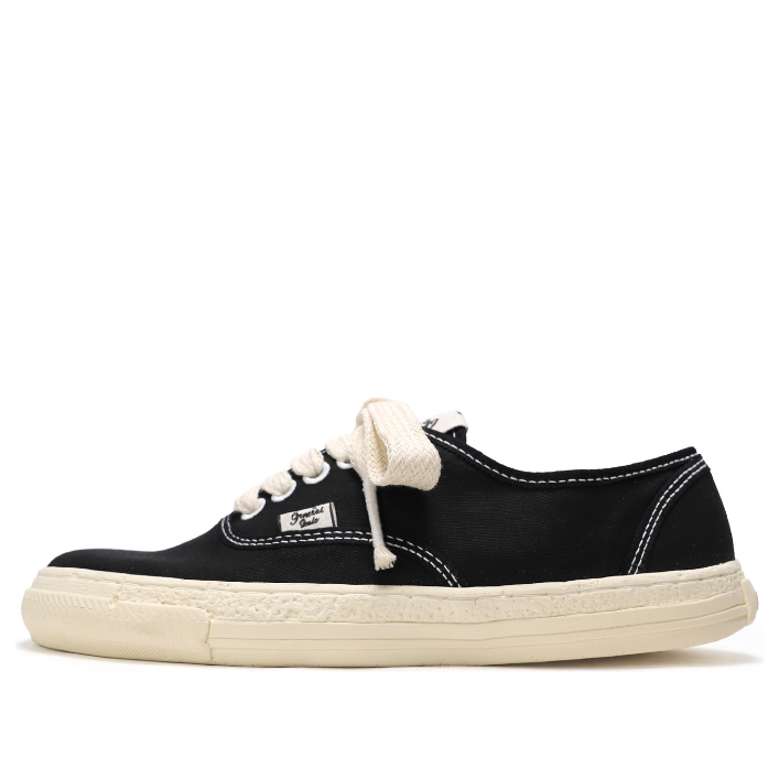 Maison MIHARA YASUHIRO PAST Sole 5 - Hole Low-top Sneaker 'Black' A06FW503-BLK