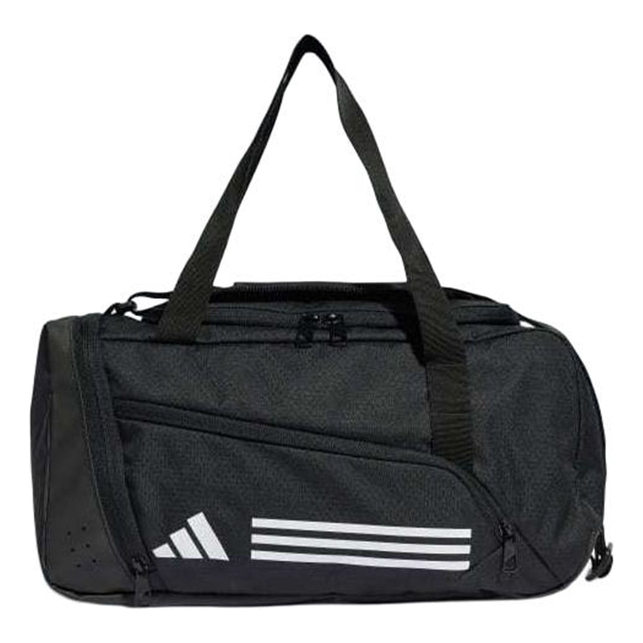 adidas Essentials 3-Stripes Duffel Bag XSmall 'Black White' IP9861