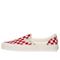 Vans OG Classic Slip-On LX 'Red Checkerboard' VN0A32QNP4H