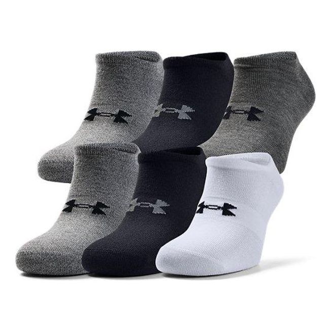 Under Armour Essentials No Show Socks (6 Pack) 'Multi-Color' 1358780-012