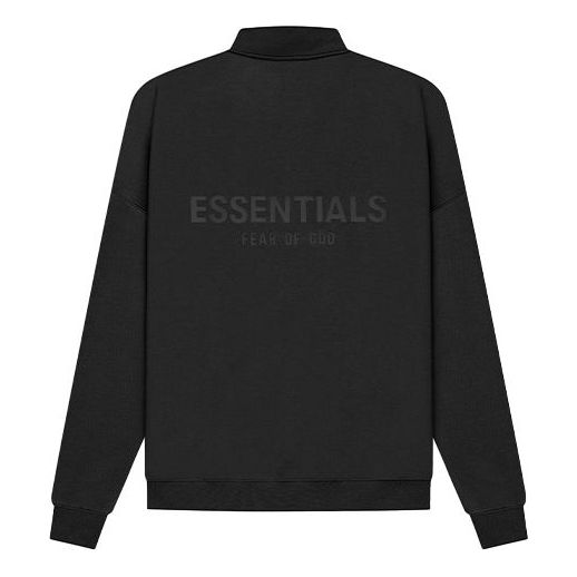 Fear of God Essentials SS21 Mockneck Half Zip 'Black' FOG-SS21-575