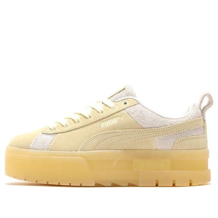 (WMNS) PUMA Mayze Mono 'Creamyellow Gray' 383991-03