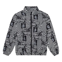 Vans SS22 Grid Full Print Jacket Couple Style Black VN0A5H9T7TO