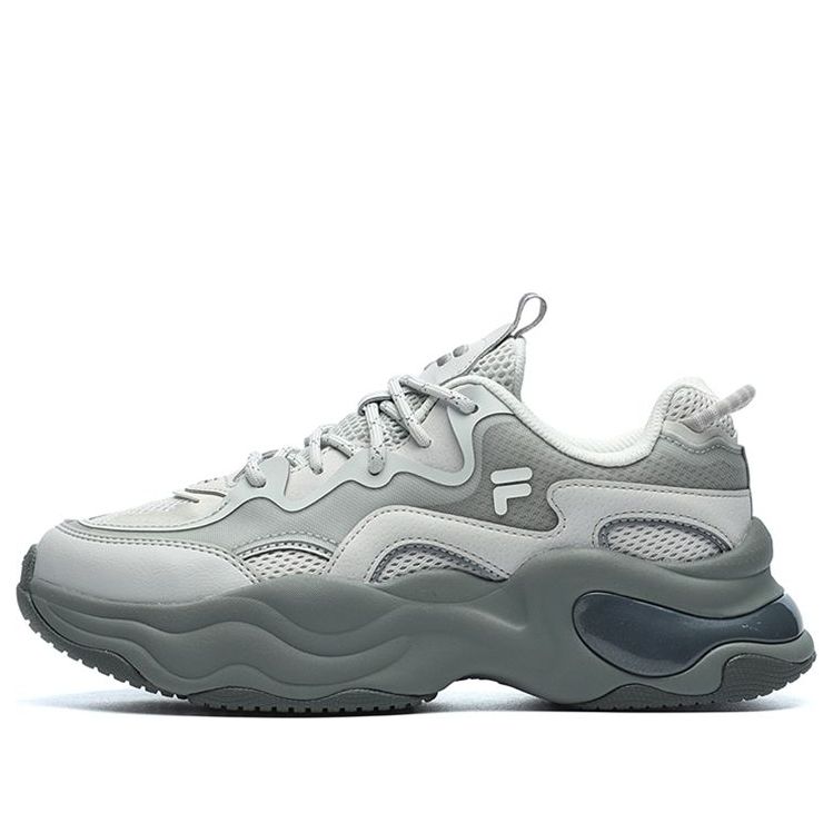 (WMNS) FILA FUSION Bubble Sneakers 'Grey Black' T12W227310FAA