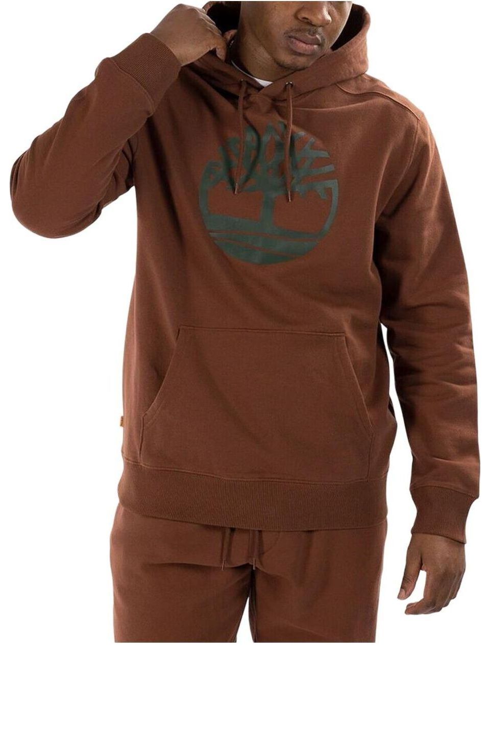Timberland Tree Logo Hoodie 'Brown' A2BJH-BE4