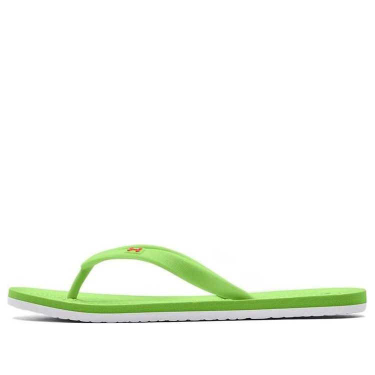 (WMNS) Under Armour Atlantic Dune Sandals 'Quirky Lime White' 3022716-306