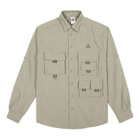 Men's Nike ACG Dri-FIT ADV UV Devastation Trail Sports Functional Waterproof Pocket Long Sleeves Autumn Khaki Jacket DB1014-087