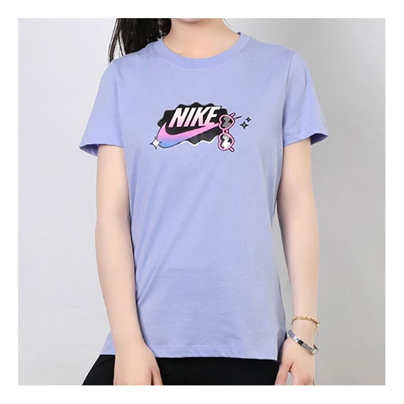 (WMNS) Nike SPORTSWEAR Short Sleeve Blue Cyan CU9696-569