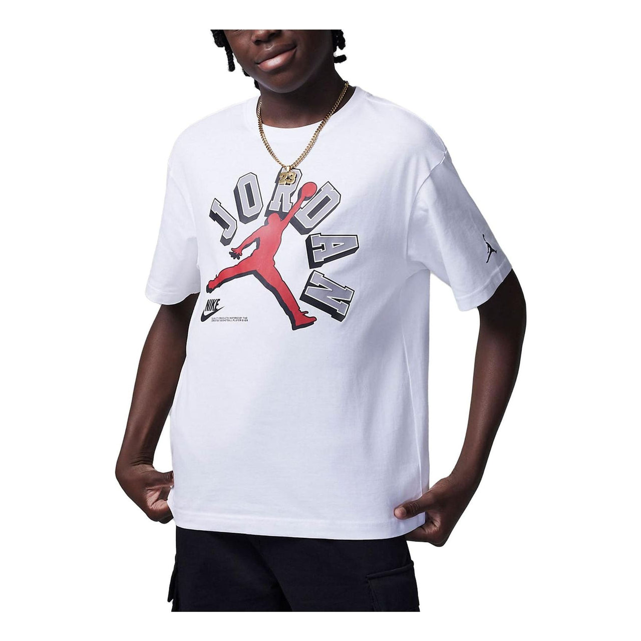 (PS) Air Jordan Varsity Jumpman T-Shirt 'White' FV2530-100