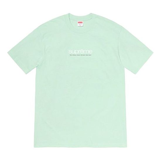 Supreme Week 1 Five Boroughs Tee LogoT SUP-SS21-406-LGRN-P