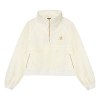 (WMNS) New Balance Stand Collar Casual Jacket Creamy White AWJ03501-SST