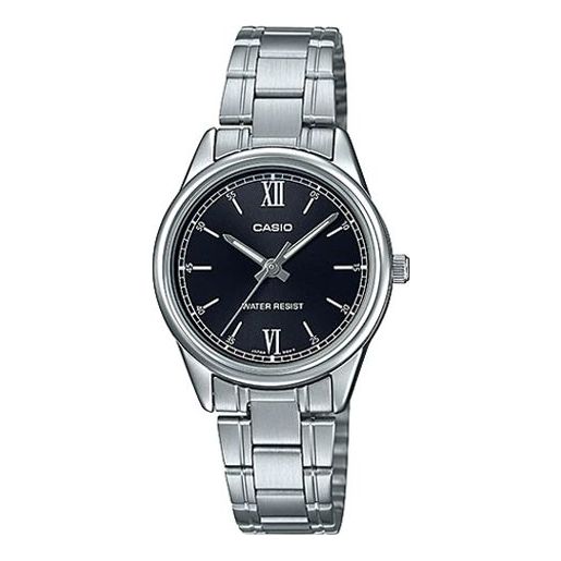 CASIO Quartz Waterproof SilverBlack Analog LTP-V005D-1B2