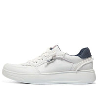 (WMNS) Skechers BOBS Casual Sneakers 'White Navy' 114421-WMLT