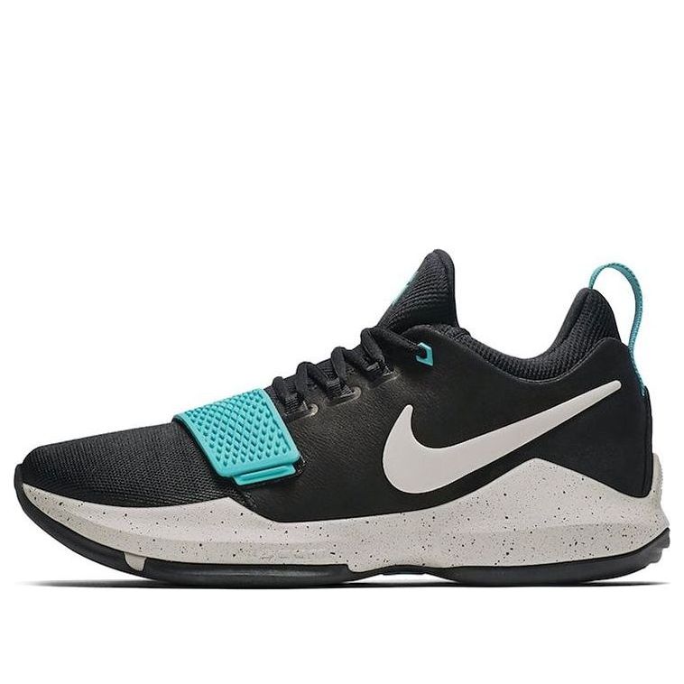 حذاء Nike PG 1 Black Aqua Splash Ink Green Version 'Black Light Bone Light Aqua' 878628-002