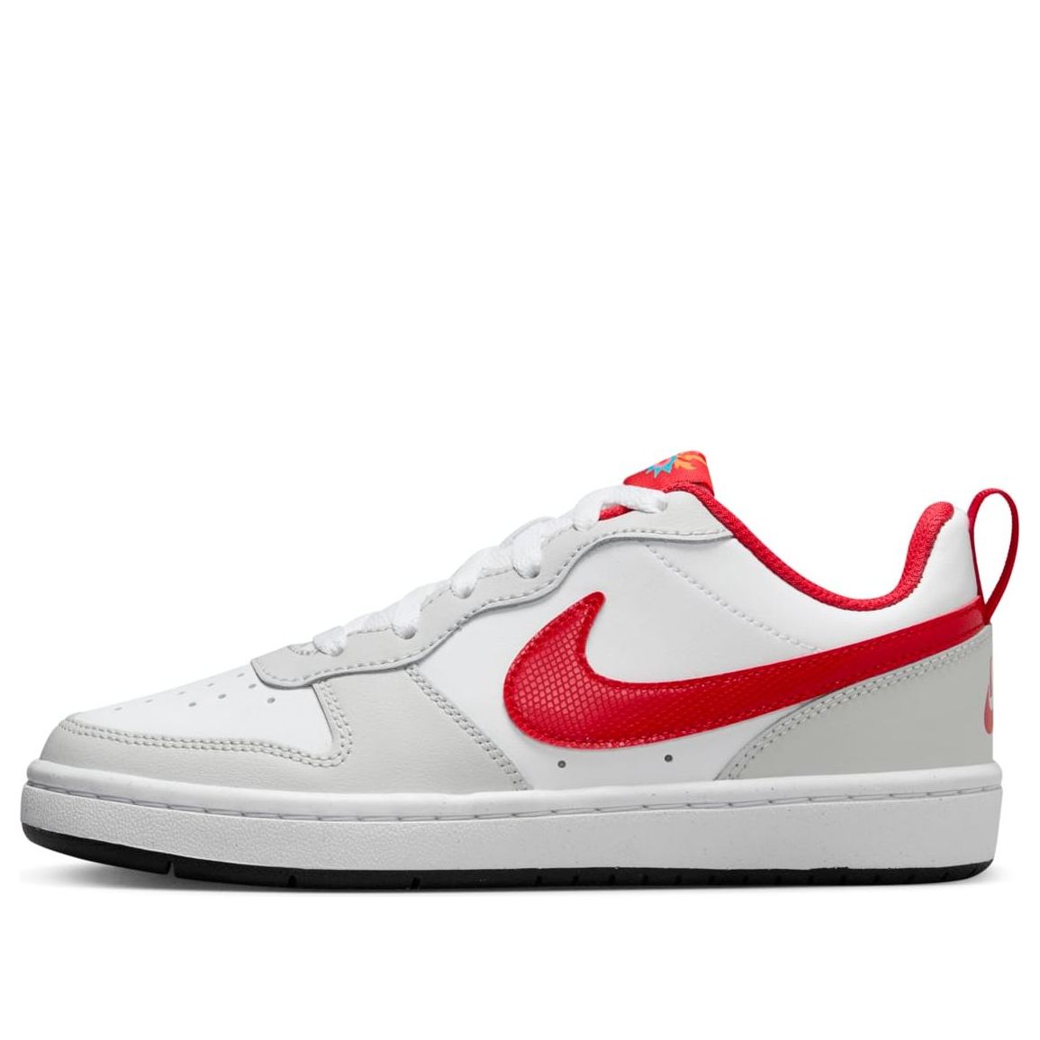 (GS) Nike Court Borough Low Recraft 'Photon Dust University Red' FZ5525-161
