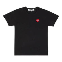 (WMNS) COMME des GARCONS PLAY FW25 x Invader Heart T-Shirt 'Black' AZ-T321-051-1