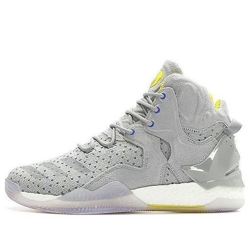 adidas Sneakersnstuff x adidas D Rose 7 Primeknit 7 'Gray Yellow Blue' BB1946