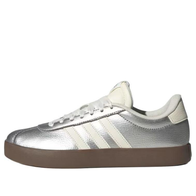 adidas VL COURT 3.0 'Silver Metallic Off White Gum' JQ7315