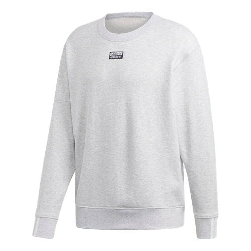 adidas originals Logo Round Neck Pullover Gray ED7229
