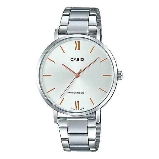 CASIO Quartz Waterproof Silver Analog LTP-VT01D-7B