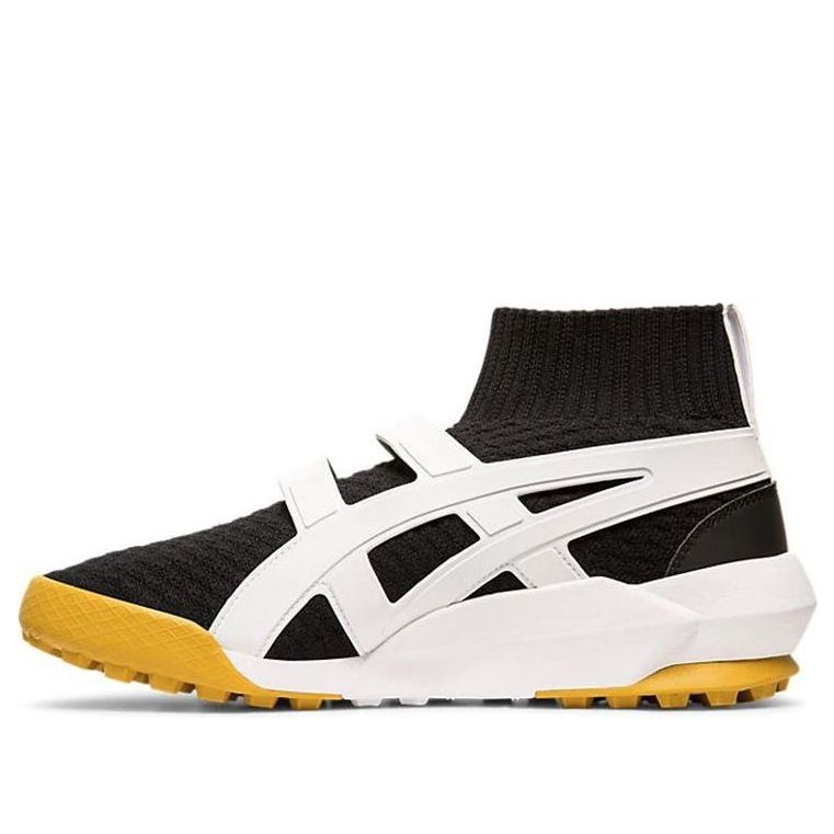 Onitsuka Tiger Knit Trainer Black White Yellow 1183A418-001