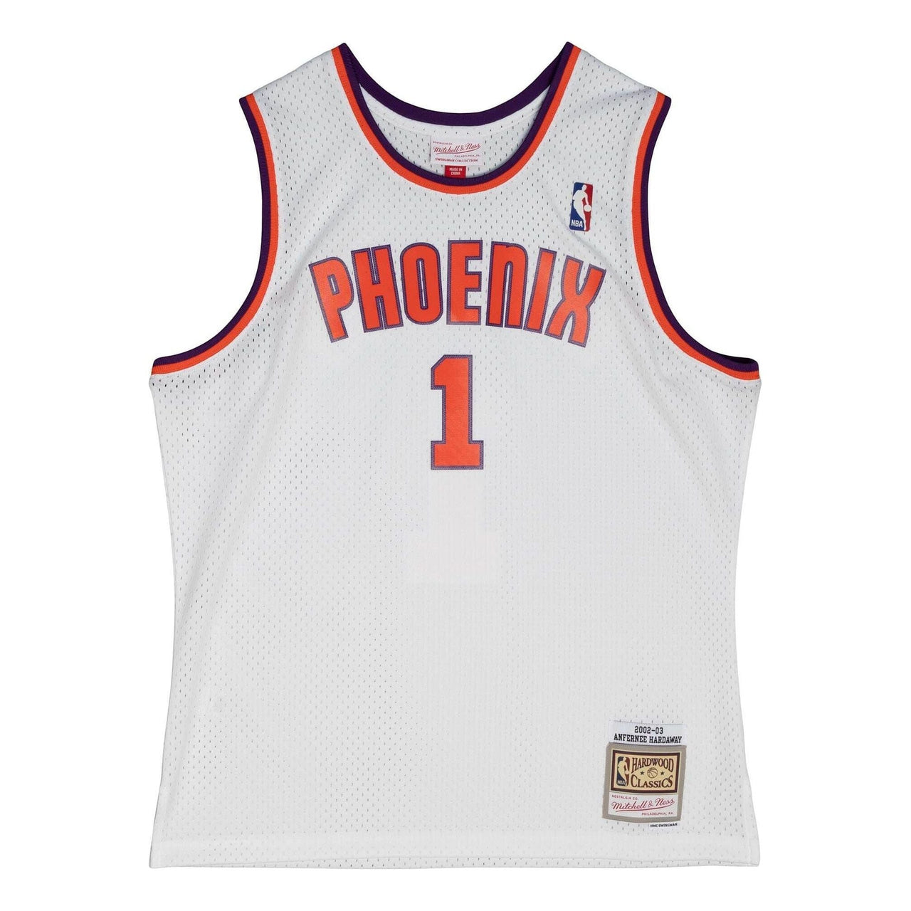 Mitchell & Ness x NBA Swingman Phoenix Suns 2002-03 Swingman Jersey 'Anfernee Hardaway 1' SMJY4443-PSU02AHAWHIT