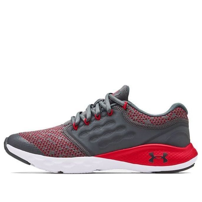 (GS) Under Armour Charged Vantage Grey/Red 3024775-100