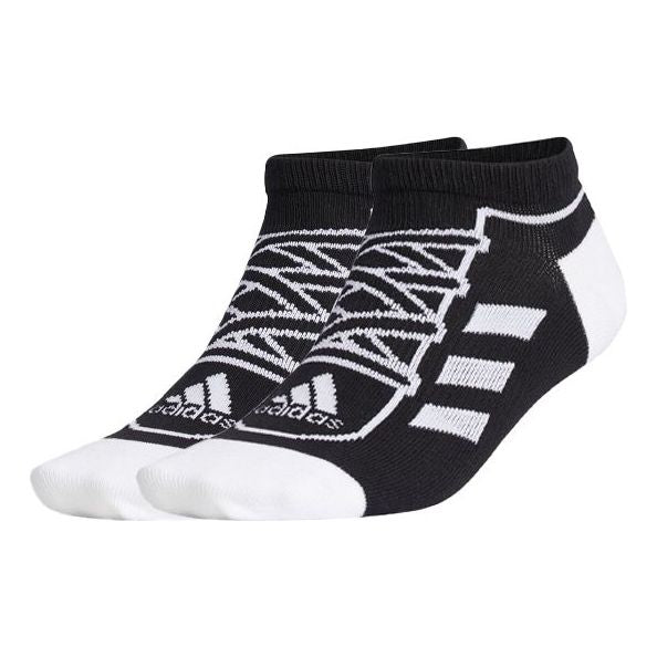 adidas Unisex l Printing Sock 2 Packs Black GC9069
