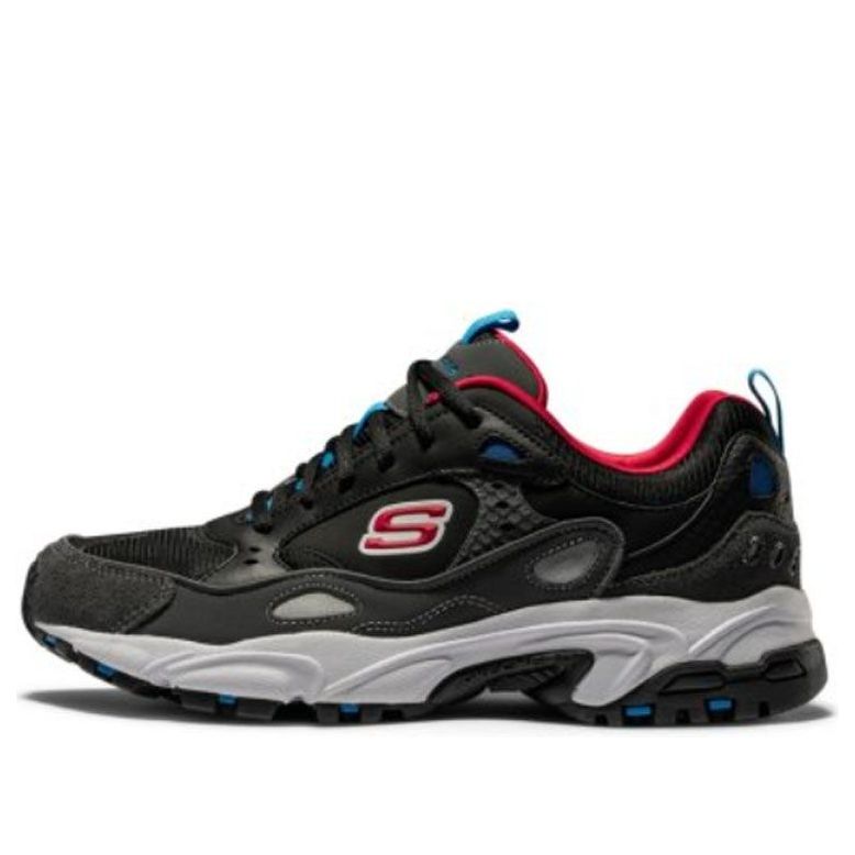 Skechers Stamina Daddy Shoes 'Black Red' 999307-BKMT