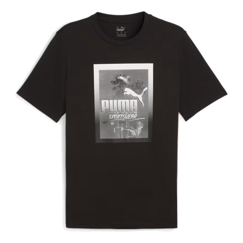 PUMA Graphics Photoprint T-shirt 'Black' 630858-01