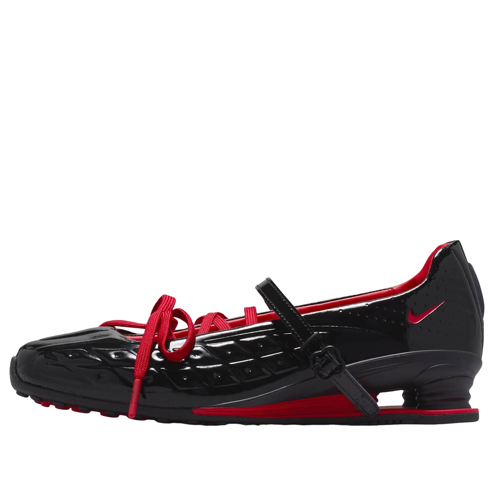 (WMNS) Nike x LABELHOOD Shox Z Calistra 'Black University Red' IW7881-001