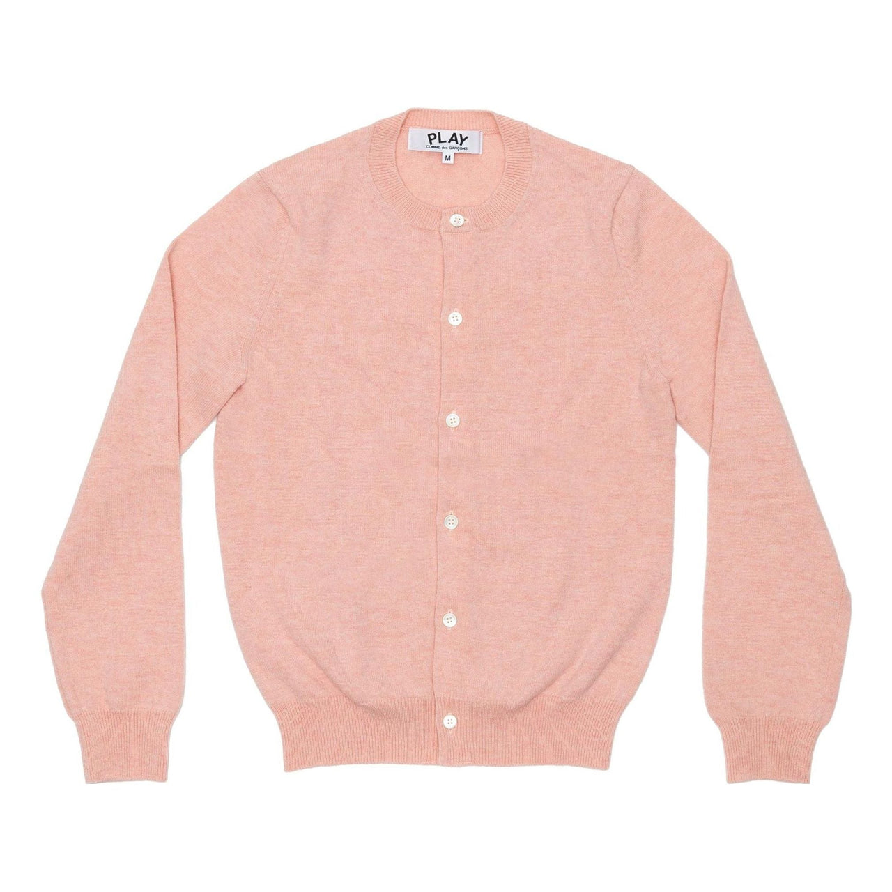 (WMNS) COMME des GARCONS PLAY Cardigan Pastel Series Sleeve Heart 'Pink' AZ-N091-051-5