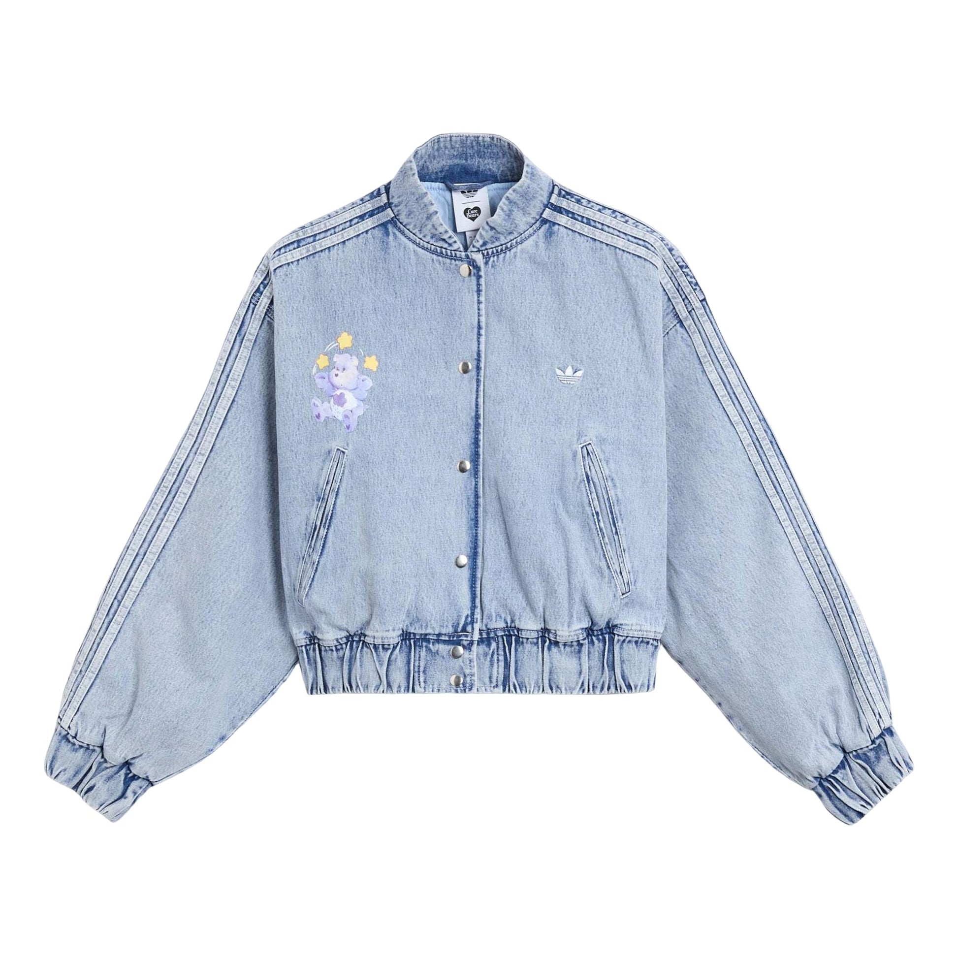 (WMNS) adidas Care Bear Bomber Jacket Asia Sizing 'Electric Sky' KQ6747