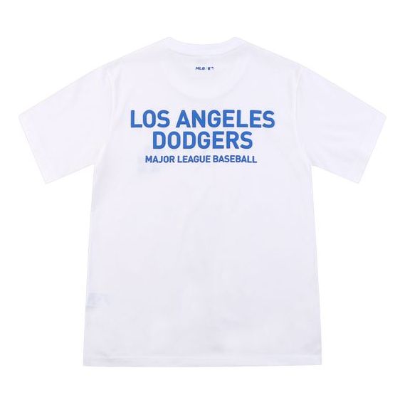 MLB Los Angeles Dodgers Chest Printing Short Sleeve White 31TS21931-07W