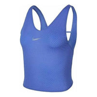 (WMNS) Nike Miler Summer Breathe Crop Tank Top 'Blue' CJ2570-500