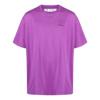 Off-White Arrows Crew-Neck T-shirt 'Purple' OMAA038S23JER0023610