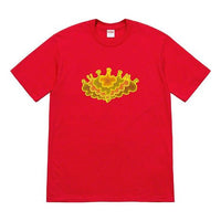 Supreme SS19 Cloud Tee clouds Pattern Short Sleeve Unisex Red SUP-SS19-10509